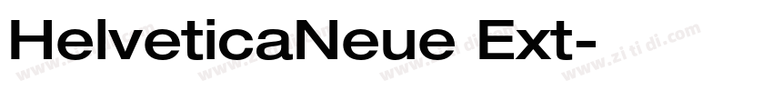 HelveticaNeue Ext字体转换